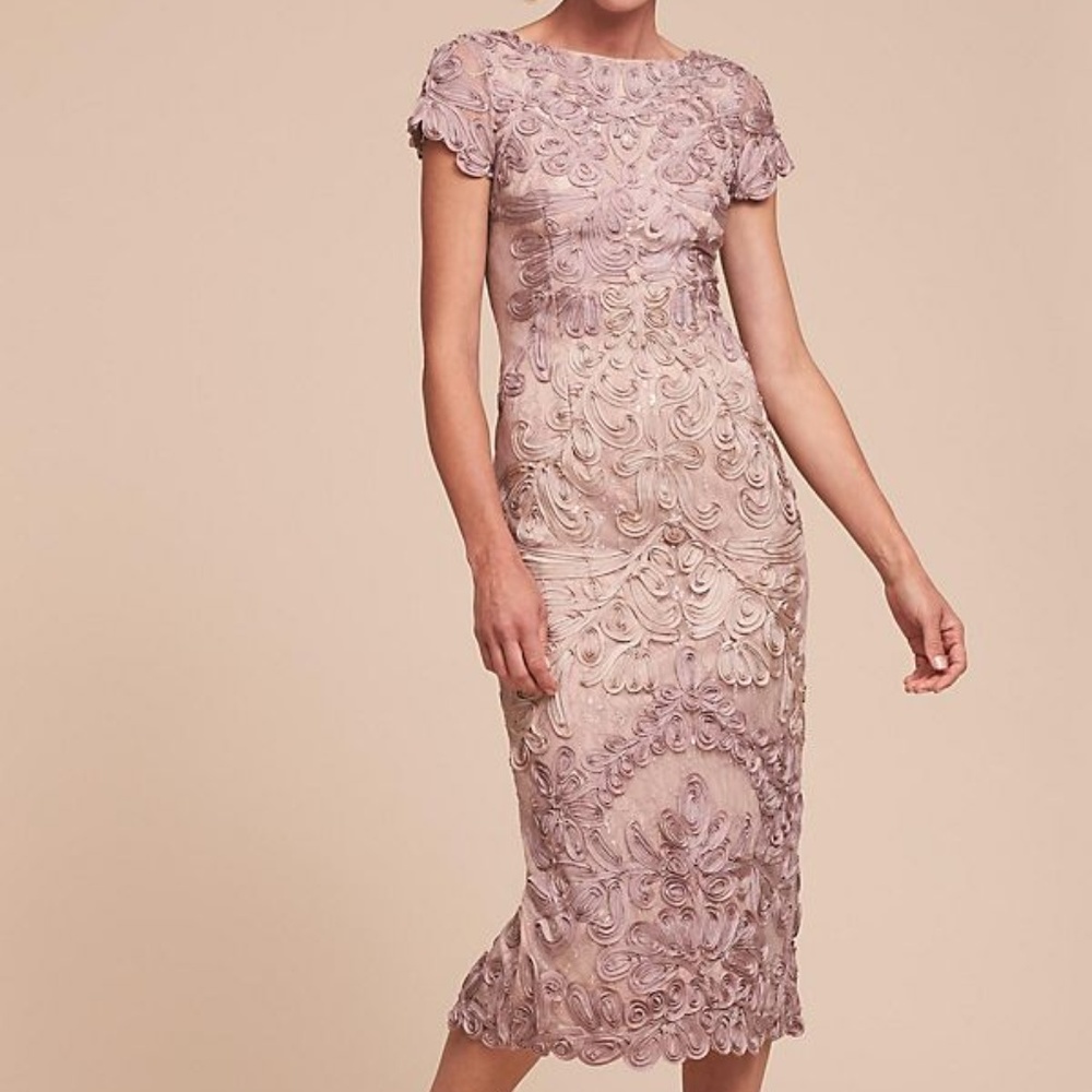 Anthropologie BHLDN Santiago Dress in Pink Sand